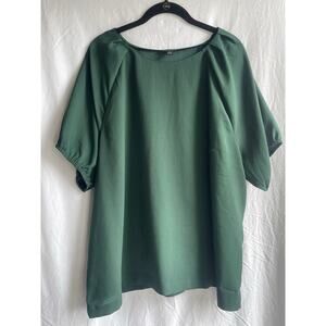 Ann Taylor Blouse Green- Size XL